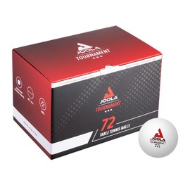 JOOLA Table Tennis Balls Tournament Selected 40 + mm Diameter, 3-Star Premium Table Tennis Balls Indoor and Outdoor Compatible, White (Pack of 72)