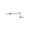 National Hardware N226-373 V2000 Hooks and Eye in Zinc plated,4