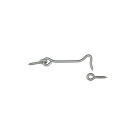 National Hardware N226-373 V2000 Hooks and Eye in Zinc plated,4 Inch