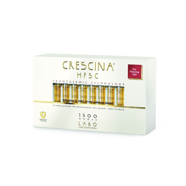 Crescina HFSC 100% 1300 Women 20 Vials for Hair Loss