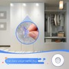 Dovhmoh 100pcs Transparent Suction Cup Plastic Suction Cup Without Hook