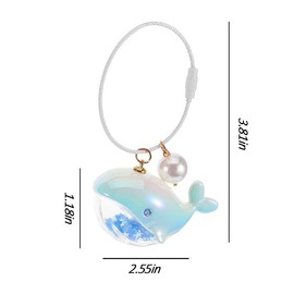 Cute Whale Keychain Accessories for Bag Wallet Purse Charms for Handbags Blue Dolphin Keychain Charm for Keys Purse Bag Key Chains Women Cute Keychains for Women Dolphin Lovers Dolphin Keychains