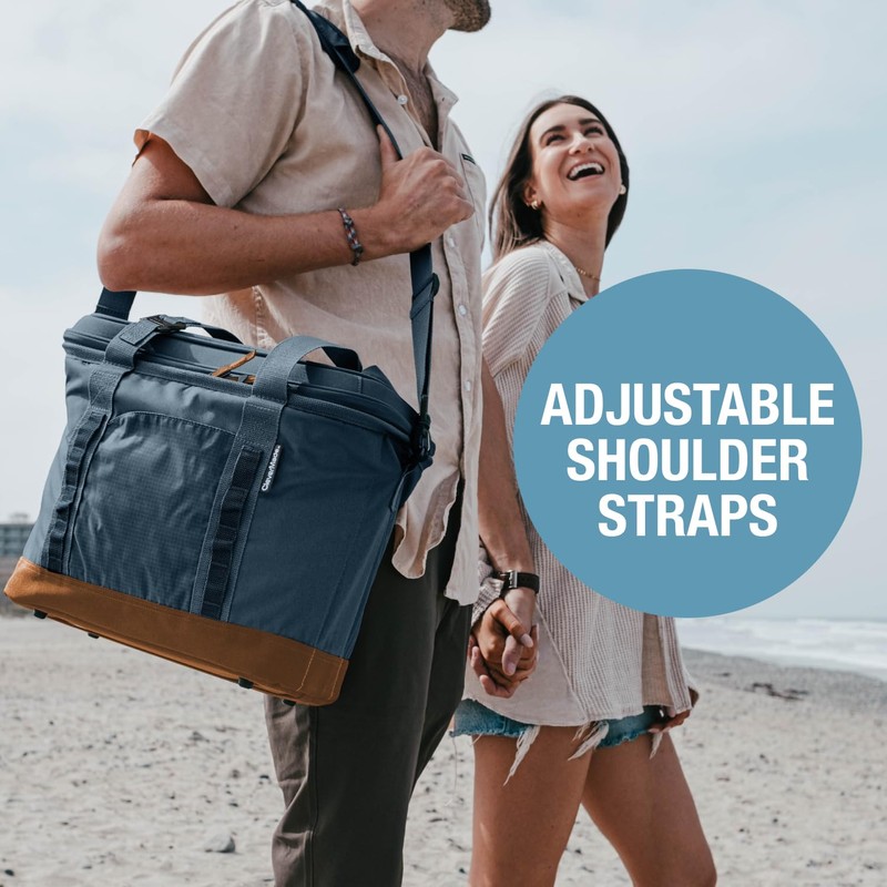 CleverMade Pacifica Collapsible Insulated Cooler – 50 Can / 31