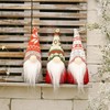 Captor Christmas gnome 19 cm, set of 3 pieces, plush