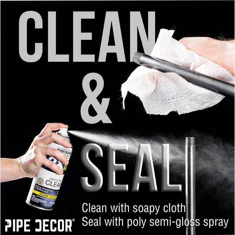 PIPE DECOR Coat Hook Black Industrial Water Spigot Valve Wall