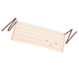 Nishikawa XT21143682400 Miffy Face Towel, Washable, 100% Cotton, Drawstring Included, Can be Used as Apron, Fluffy, Jacquard Weave, Living Alone, New Life, Cream