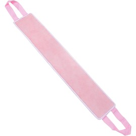 IMIKEYA Aplicador de Bronceado Espalda de Superfibra Rosa Banda de Loción para Aplicación Uniforme de Autobronceador Herramienta Práctica para Lociones Cremas y Sprays Uso Familiar