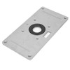 Aluminum Alloy Router Table Insert Plate With Ring For Woodworking