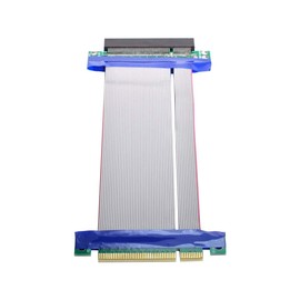 chenyang CY PCIE Riser Cable PCI-E Express 8X to 8x Male-Female Riser Extender Card Ribbon Flexible Cable 20cm