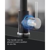 Fapully Kitchen Sink Faucet, Pull Down Kitchen Faucet, Black and