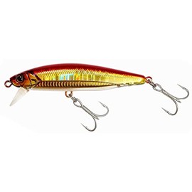 JACKALL Big Backer Anchopedo, 4.1 inches (103 mm), 1.5 oz (42 g), Red and Gold
