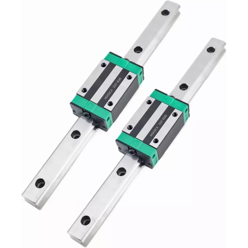 HGR 일반 2pcs HGR20 200mm 선형 레일 HGH20CA 캐리지 블록