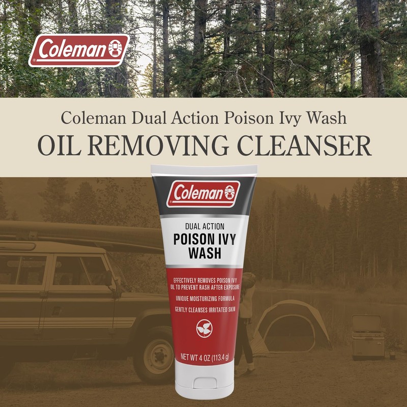 Coleman Poison Ivy Wash, Urushiol Removal System for Poison Ivy,