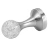 Crystal Ball Coffee Flat Tamper Stainless Steel Base Powder Hammer