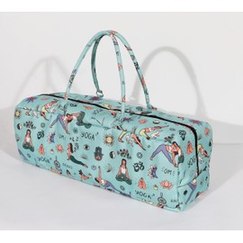 COZY TRENDS Yoga Bag with Storage Pockets – 27"x8" Large Mat Carrier Tote – Lightweight, Durable, and Stylish for Yoga & Pilates Gear (Style 1)