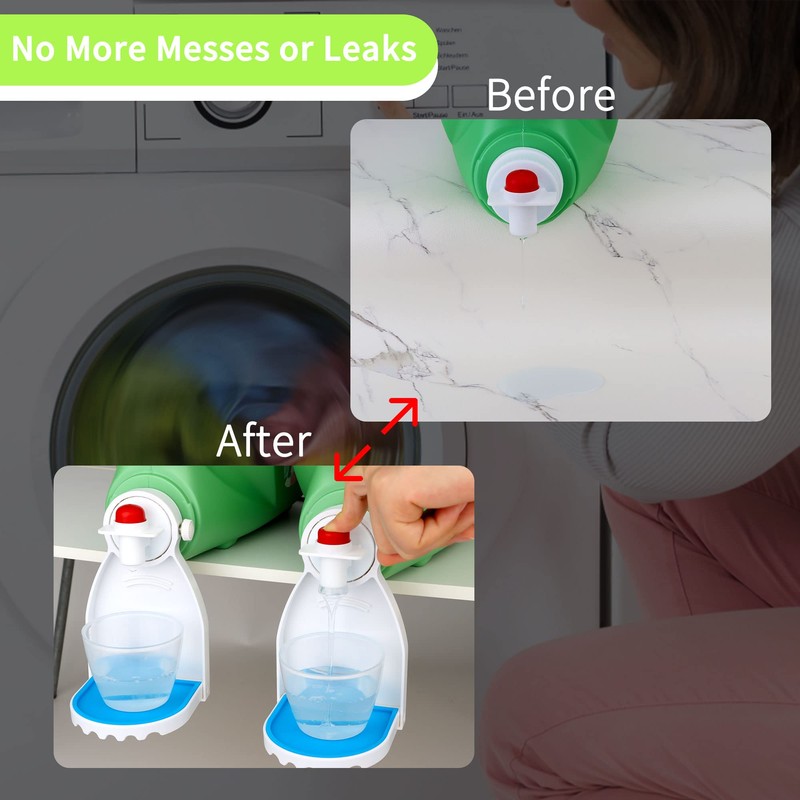 2 Pack Laundry Detergent Cup Holder Fabric Softener Drip Cup