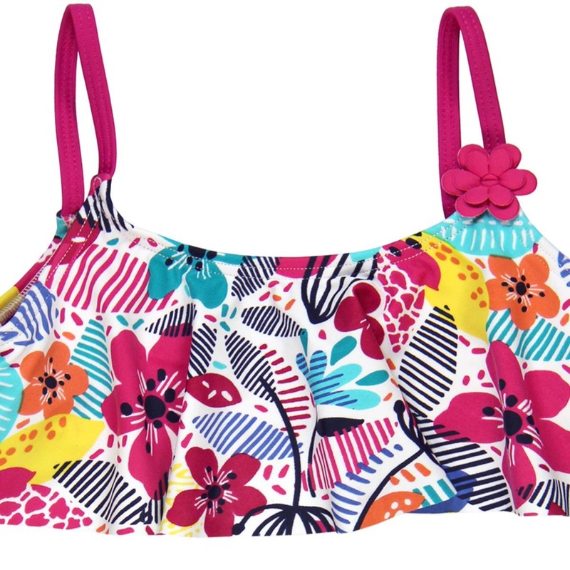 Bóboli Mädchen floral for Girl Bikini-Set, Mehrfarbig (Print 9380), 92