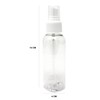 3 Pack Clear Plastic Fine Mist Spray Bottles Refillable and