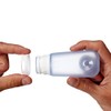 humangear GoToob 3-Pack Travel Bottle, Clear/Red/Orange, Medium (2oz)