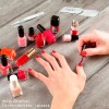 Gelish Pinza Decoración De Uñas Gelish Punta Curva Acero Inox