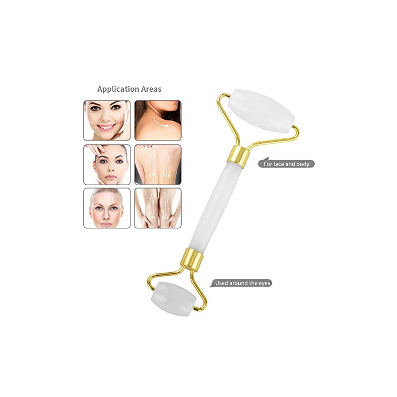 Rodillo de Jade Natural Natural Jade Face Roller, Anti-Aging Tool
