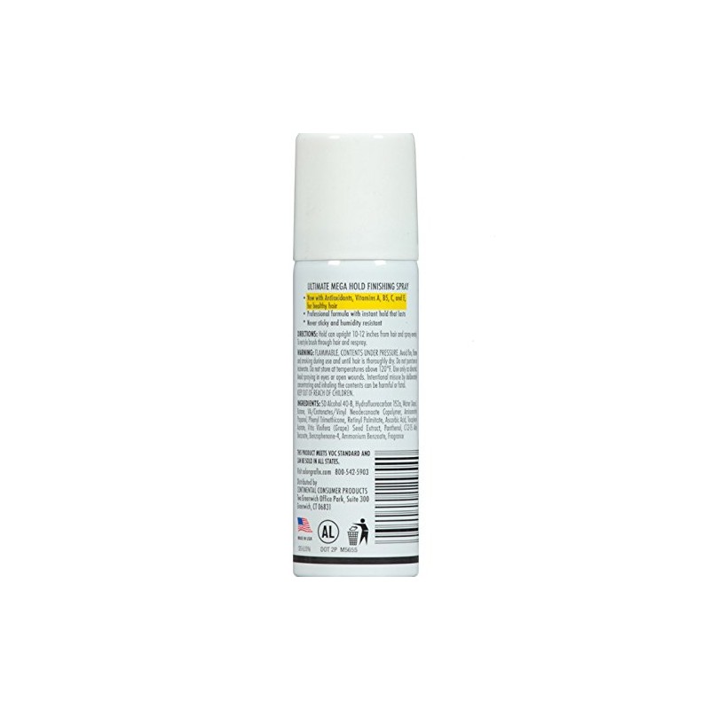 SALON GRAFIX Mega Hold Hairspray - Freeze Control and Fast