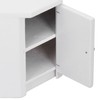 1:12 Dollhouse Corner Cabinet Decorative Robust Exquisite Craftsmanship Simulated Mini