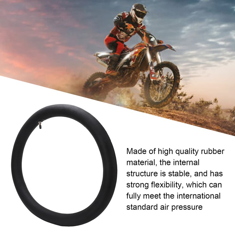 Entatial 3.00/2.75-19 Motorcycle Tube, Shock Absorbing Rubber 3.00/2.75-19 Hose Wear-Resistant
