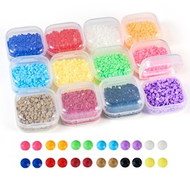 Fashewelry 60g Opaque Resin Jelly Rhinestones 3mm Solid Color Flatback Rhinestone Faceted Crystal Rhinestone for Crafts Face Clothes Jewelry Tumblers Decor