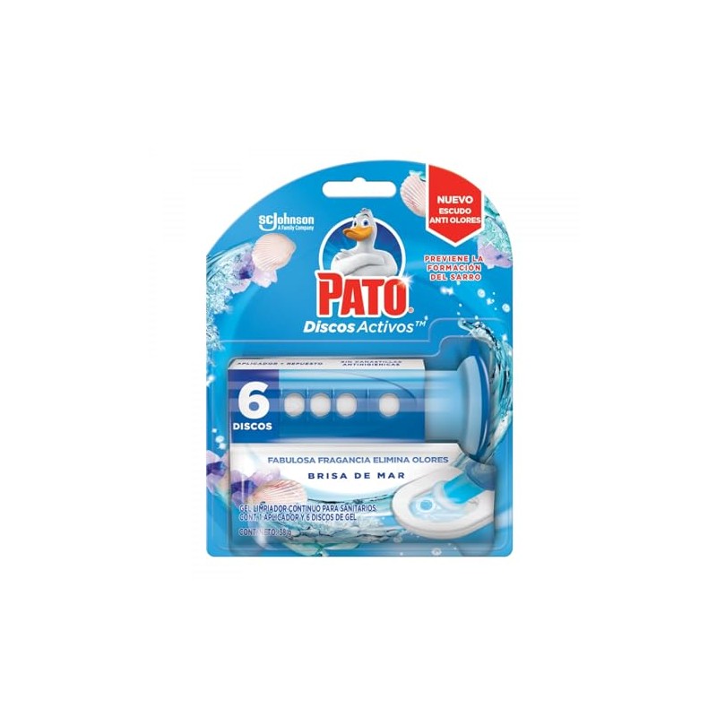 Pato Baños Discos Activos Brisa de Mar con Aplicador