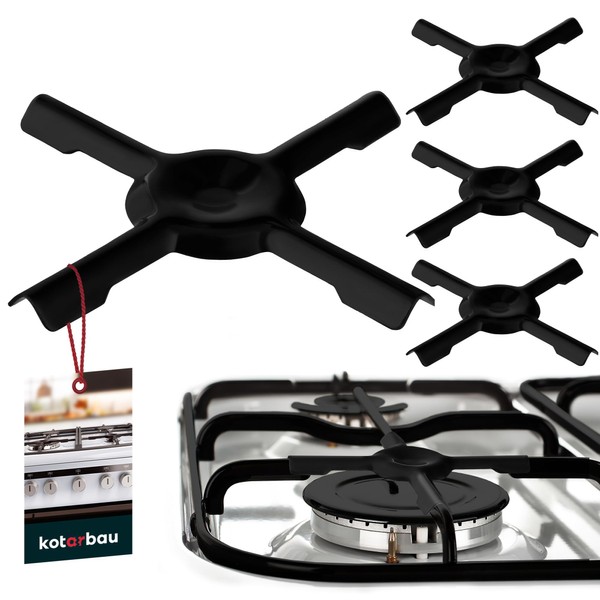 KOTARBAU® Set of 4 Enamelled Gas Stove Cross, 130 x