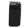 Small Clock Black Alarm Silent Minimalistic Design Snooze with Backlight