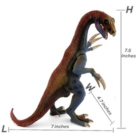 Igreli Therizinosaurus Dinosaur Toys Animal Figures,Realistic Therizinosaurus Toy with Moving Jaw for Birthday Gift, Kids Toys, Party Favor. (Therizinosaurus)