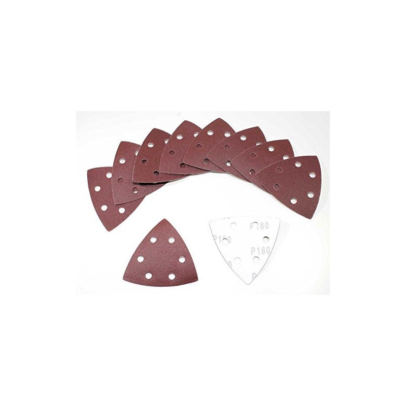 180 Sheets Velcro Sanding Triangles for Delta Sanders - 93