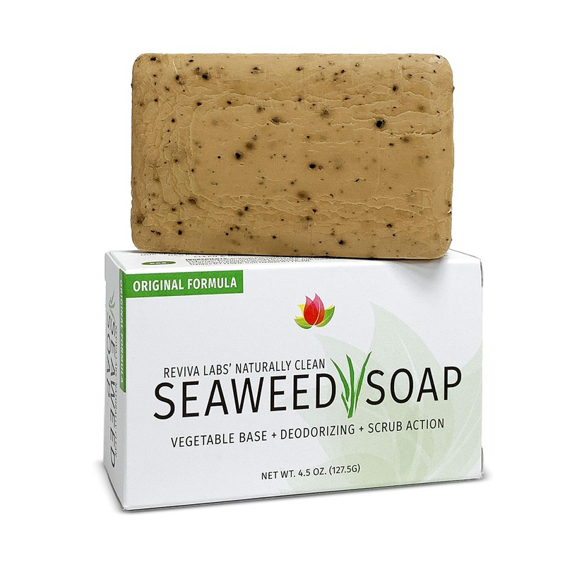 Reviva Original Formula Seaweed Soap 4.5 OZ. (127.5 G), Naturally
