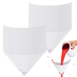 MAQIHAN 100PCS Paint Strainers Paper Cone Paint Mixing Cup Strainer Fine Mesh Filters Funnel Filter Disposable Spray Gun Sprayer Accessories Automotive Body Repair Paint Tools & Equipment