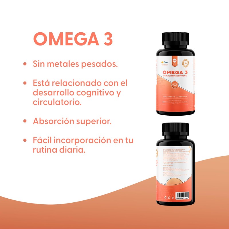 Mw Lab Omega 3 De Salmón Noruego Puro | 60