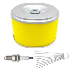 YGQ AFZE28 Luftfilter für Honda GX 270 GX 240 8HP 9HP Motor ersetzt 17210-ZE2-822 17210-ZE2-505 17210-ZE2-515 Rasenmäher Motorhacke Luftfilter mit Zündkerze F6RTC