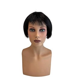 fella4stores Fashion Hair Women's Charlize Black Short Wig Synthetic Wig