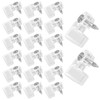 LXUEJIE 20 Pack Glass Retainer Clips with Screws, Plastic Storm