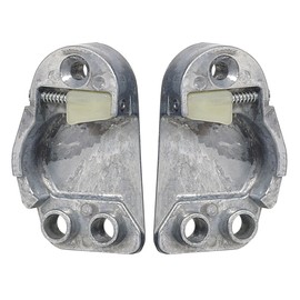 Auto Krafters Compatible/Replacement For Door Latch Striker Plates Pair 1960-62 Galaxie 60-63 Falcon Comet 61-66 F-Series 100 250 Pickup (EBC0AZ-6222008-9PR)