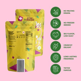 Star Candies Freeze Dried Sicilian Pistachio Ice Cream | No Melting Freeze Dried Candy | Crunchy & Delicious Camping Food | Premium Astronaut Ice Cream loved by Kids and Adults | Space and Astronaut Snack | Gift Set for Birthday or Party (3 pack)