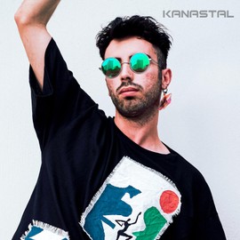 KANASTAL Sunglasses, Women's Vintage Round Retro Men's Polarised John Lennon Hippie Steampunk Sunglasses with Metal Frame, 100% UV Protection, Black, Silver Green