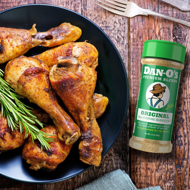 Dan-O's Original Seasoning, 3.5 oz Bottle, All Purpose Seasoning for