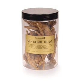BambooMN Ginseng Root Large 4 Year Old American Grown - Large Root - 24-30 pcs - 8 oz