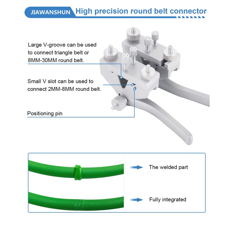 JIAWANSHUN Round Belt Welding Machine Joint Machine (Welding Clamp Pliers)