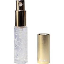 Purse Glass Atomizer Hand Work Cylindrical 壜 Sandblasted 4711 Crocus Peeking [Hiro Common Atomizer]