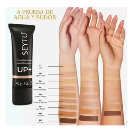 Maquillaje Seytú Up+ Líquido Fps15 Resistencia Agua Y Sudor