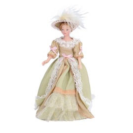 VGEBY Dollhouse Character Model 1:12 Dollhouse Doll Model Stability Dollhouse Mini Ceramic People with Stand Sportinggoods Doll Sportinggoods Doll Sports Helmet Doll