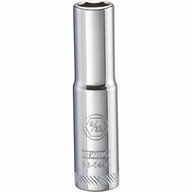 DEWALT DWMT86044OSP 6 Point 1/4'' Drive Deep Socket 9/32'' SAE